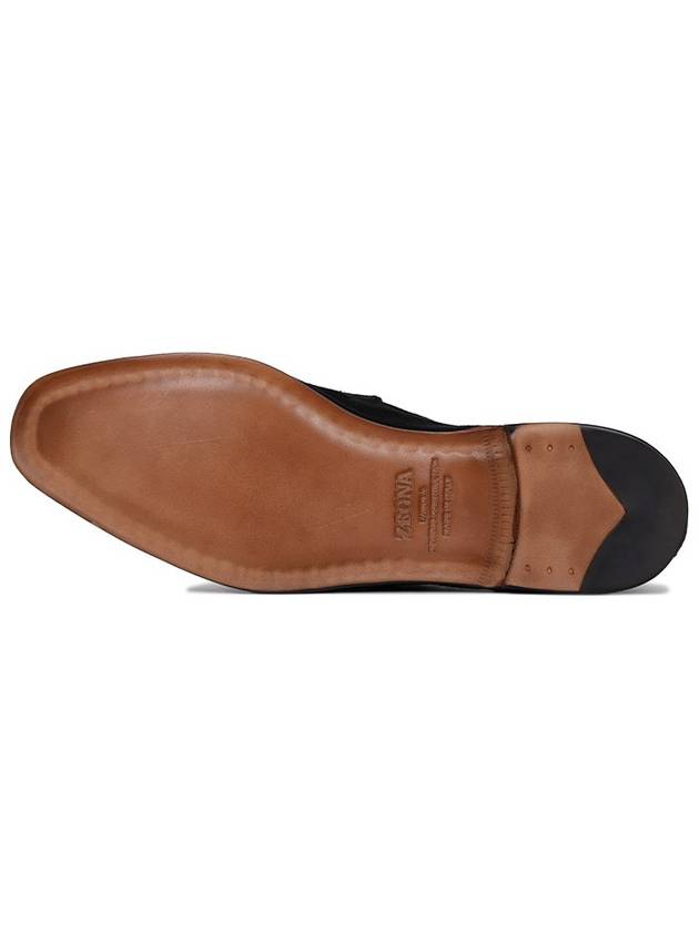 Zegna Black LASOLA Suede Loafer LHCAC A4675Z NER - ERMENEGILDO ZEGNA - BALAAN 5