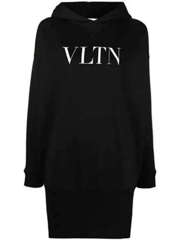 Logo oversized long hooded t shirt 270781 - VALENTINO - BALAAN 1