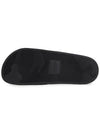 Basil Logo Striped Slippers Black - MONCLER - BALAAN 6