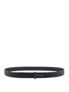 Black Reversible Leather Belt Black - TOM FORD - BALAAN 2