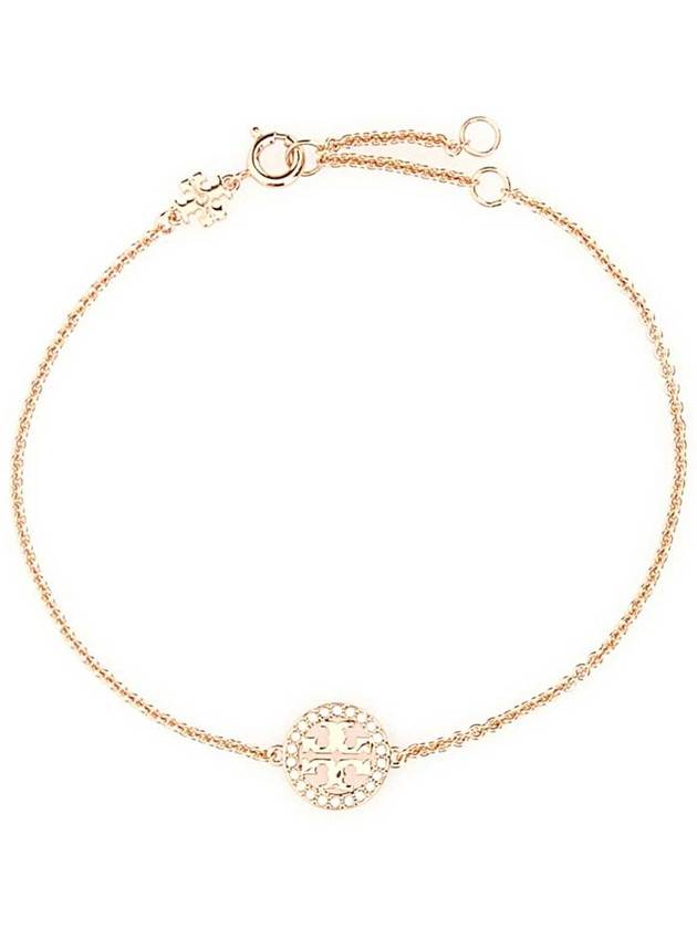 Miller Pave Chain Bracelet Rose - TORY BURCH - BALAAN 2