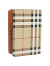 Vintage Check Passport Wallet Beige - BURBERRY - BALAAN 4