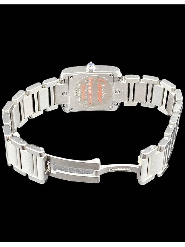 Cartier W51008Q3 Tank Francaise Small Quartz Steel Women s Watch - CARTIER - BALAAN 5