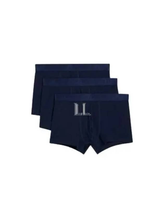 Men's Bridge Lyocell Boxer Panties 3 Pack Navy - J.LINDEBERG - BALAAN 2