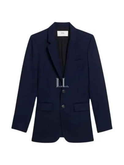 Two Button Blazer Jacket Blue - AMI - BALAAN 2