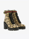 Women's GG wool ankle boots beige 583349 G3850 9768 - GUCCI - BALAAN 3