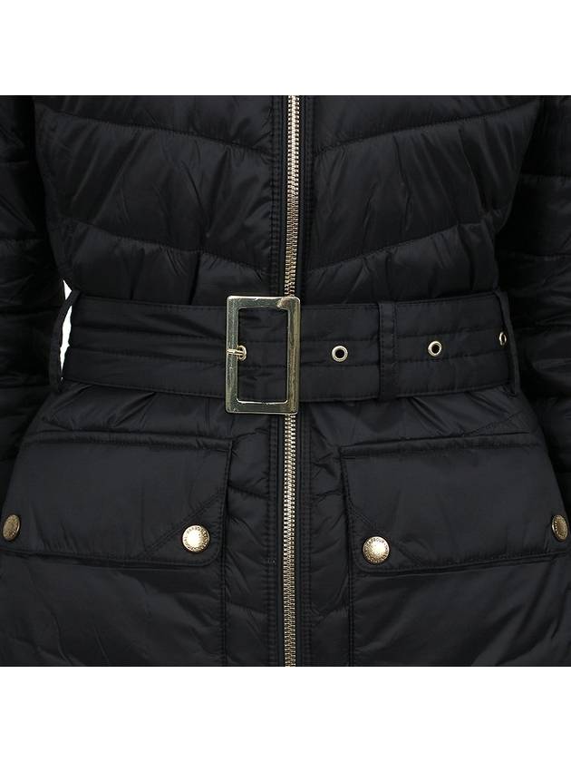Women's International Glynn Quilted Zip-Up Jacket Black - BARBOUR - 10