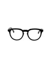 Logo Temple Oval Frame Glasses ML5149 01 - MONCLER - BALAAN 1