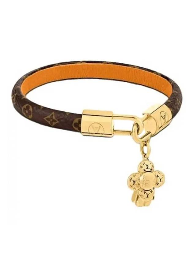 Vivienne Charm Monogram Bracelet Gold Brown - LOUIS VUITTON - BALAAN 1