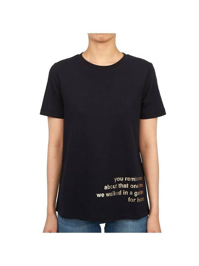 Aris Short Sleeve T-Shirt Black - MAX MARA - BALAAN 2