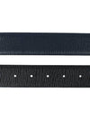 Reversible Gancini Leather Belt Black Navy - SALVATORE FERRAGAMO - BALAAN 5