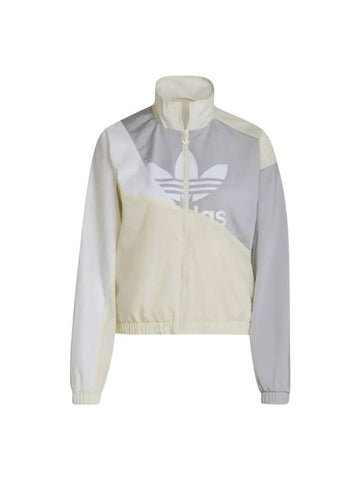 Adicolor Split Trefoil Track Jacket Wonder White - ADIDAS - BALAAN 1