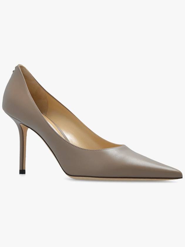 Jimmy Choo ‘Love’ Leather Stiletto Pumps, Women's, Beige - JIMMY CHOO - BALAAN 4