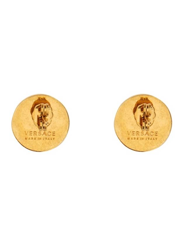 Greca Medusa Earrings Gold - VERSACE - BALAAN 4