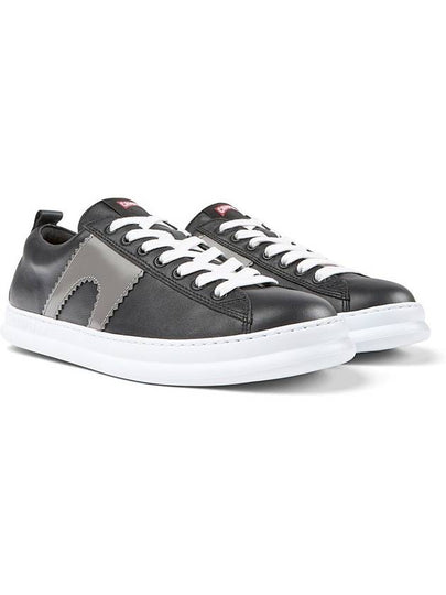 Runner Leather Low Top Sneakers Black - CAMPER - BALAAN 2