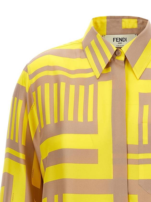 Fendi 'Fendi Labyrinth' Shirt - FENDI - BALAAN 3