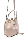 Women's Rockstud Bucket Tote Shoulder Bag (3W0B0L31 VSF I16 23F) - VALENTINO - BALAAN 3