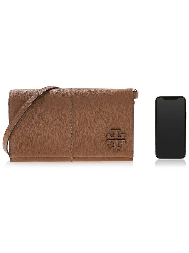 McGraw Leather Cross Bag Brown - TORY BURCH - BALAAN 7