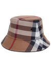 checked cotton bucket hat - BURBERRY - BALAAN 3