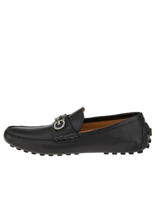 Gancini Ornament Driving Shoes Black - SALVATORE FERRAGAMO - BALAAN 2