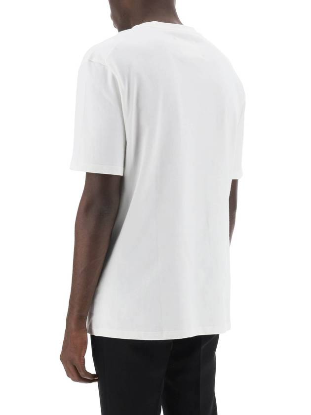 t-shirt with logo print - JIL SANDER - BALAAN 3