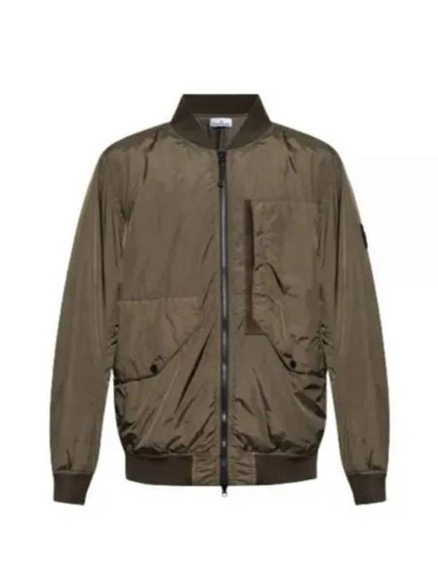 Garment Dyed Crinkle Reps Jacket Khaki - STONE ISLAND - BALAAN 2