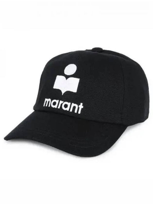 Tyron Embroidered Logo Ball Cap Black - ISABEL MARANT - BALAAN 2