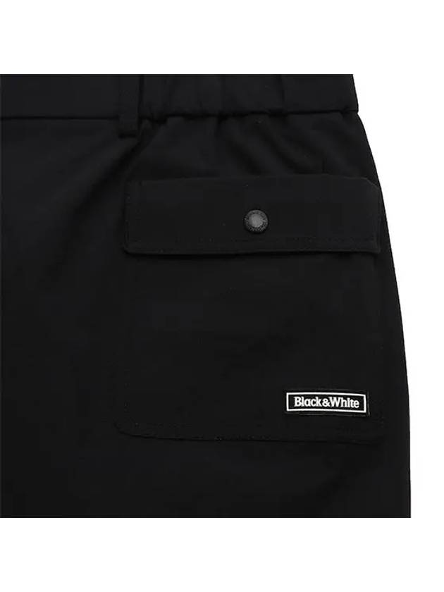 Spring Cargo Jogger Pants 94 Pants 5043LZWNBLACK - BLACK&WHITE - BALAAN 3