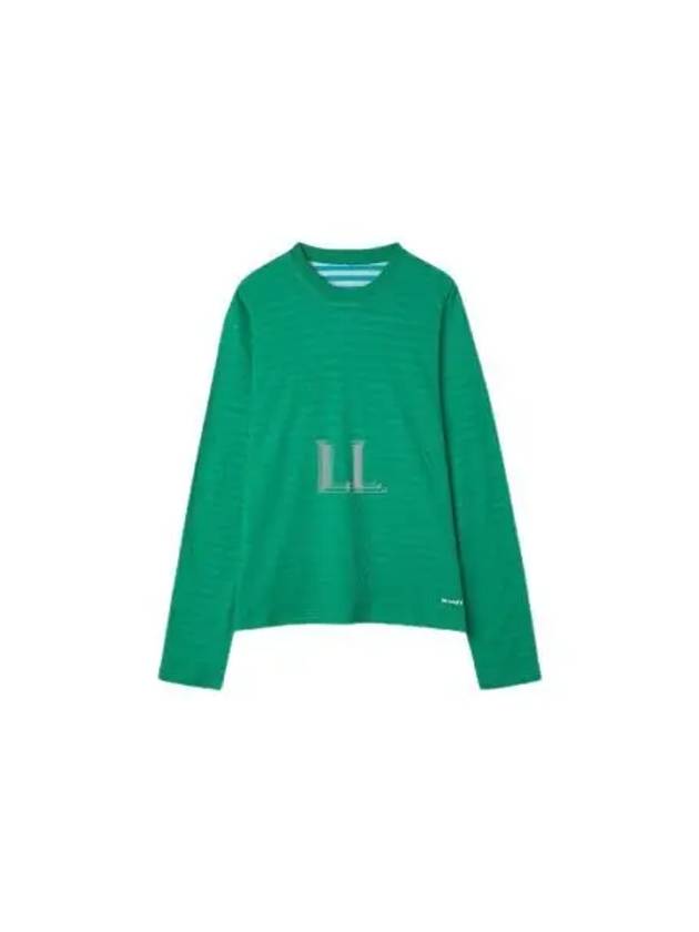 Reversible Stripe Long Sleeve T-Shirt Green - SUNNEI - BALAAN 2