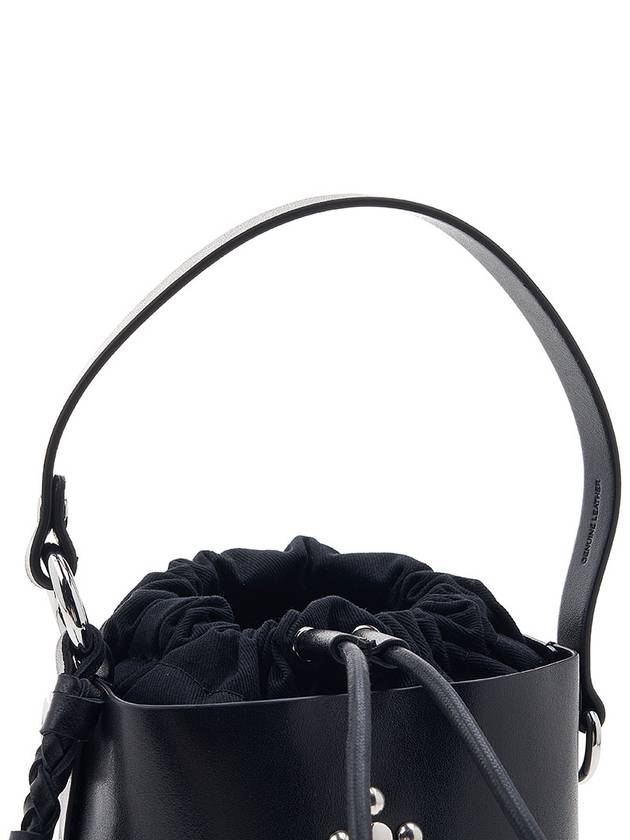 Women's Daisy Drawstring Small Bucket Bag Black - VIVIENNE WESTWOOD - BALAAN 9