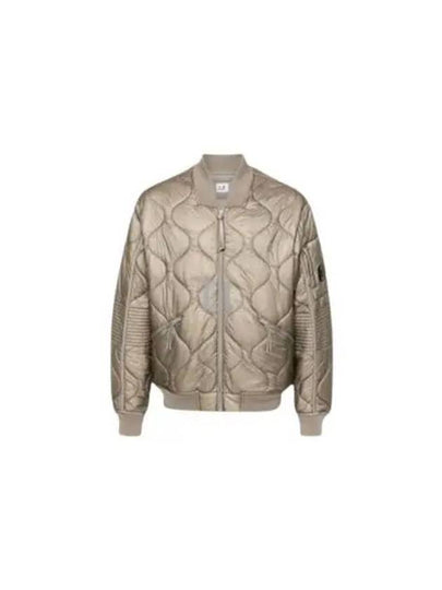 Liner Padded Bomber Jacket Beige - CP COMPANY - BALAAN 2