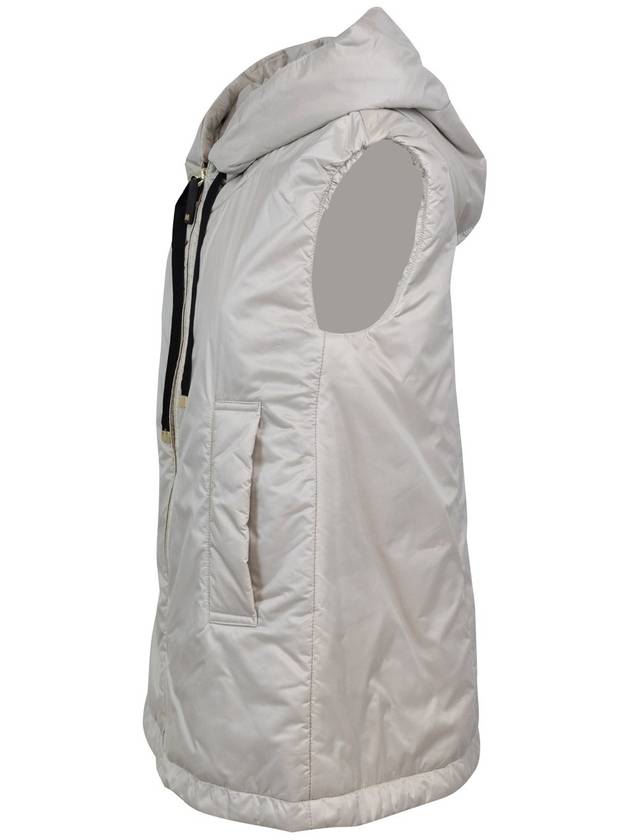 Greengo Water Repellent Padded Vest White - MAX MARA - BALAAN 4