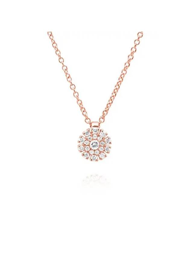 Margherita Diamonds 5mm Necklace Pink Gold - DAMIANI - BALAAN 1