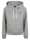 Embroidery Logo Hoodie Grey - POLO RALPH LAUREN - BALAAN 2