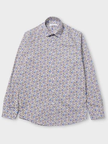 Made In Italy Flower Print Cotton Shirt F ACSH64 - PANICALE - BALAAN 1