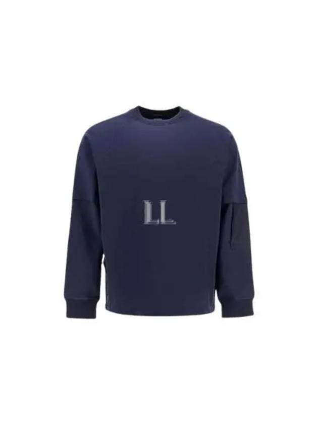 Metropolis Long Sleeve T-Shirt Navy - CP COMPANY - BALAAN 2