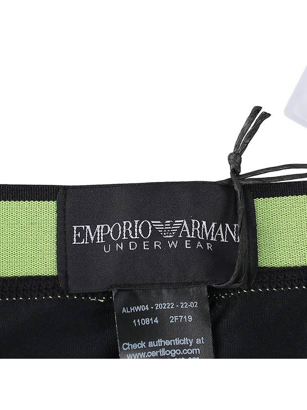 Men's Logo Band Micro Triangle Briefs Black - EMPORIO ARMANI - BALAAN 9