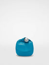 Sphere Blind Embossed Logo Calf Leather Tote Bag Blue - JIL SANDER - BALAAN 3