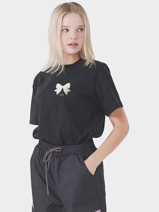 modern ribbon t shirts black - AOX - BALAAN 1