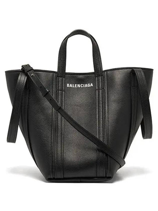 Calfskin Everyday Tote Bag Black - BALENCIAGA - BALAAN 2