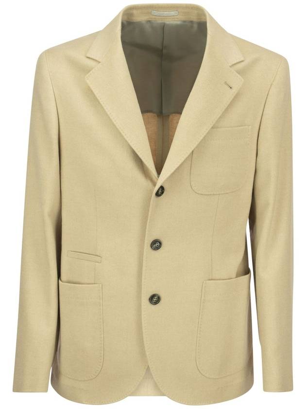 Unstructured Camel Hair Pocket Blazer Jacket Beige - BRUNELLO CUCINELLI - BALAAN 2