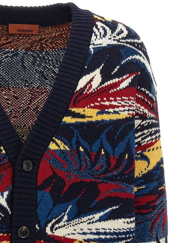 Missoni Jacquard Patterned Cardigan - MISSONI - BALAAN 3