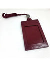 Intrecciato Strap Card Wallet Burgundy - BOTTEGA VENETA - BALAAN 4