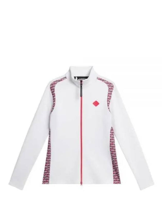 Solar Print Full Zip Mid Layer AWJS09509 Q280 Women's Solar Print Full Zip Mid Layer - J.LINDEBERG - BALAAN 2