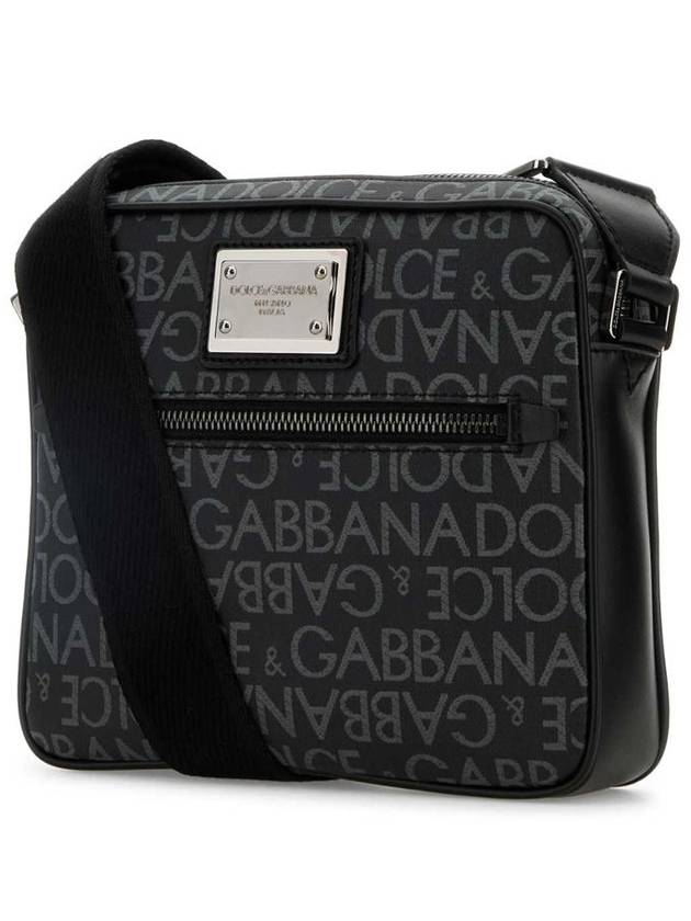 logo print jacquard zipper shoulder bag BM1622AJ705 - DOLCE&GABBANA - BALAAN 3