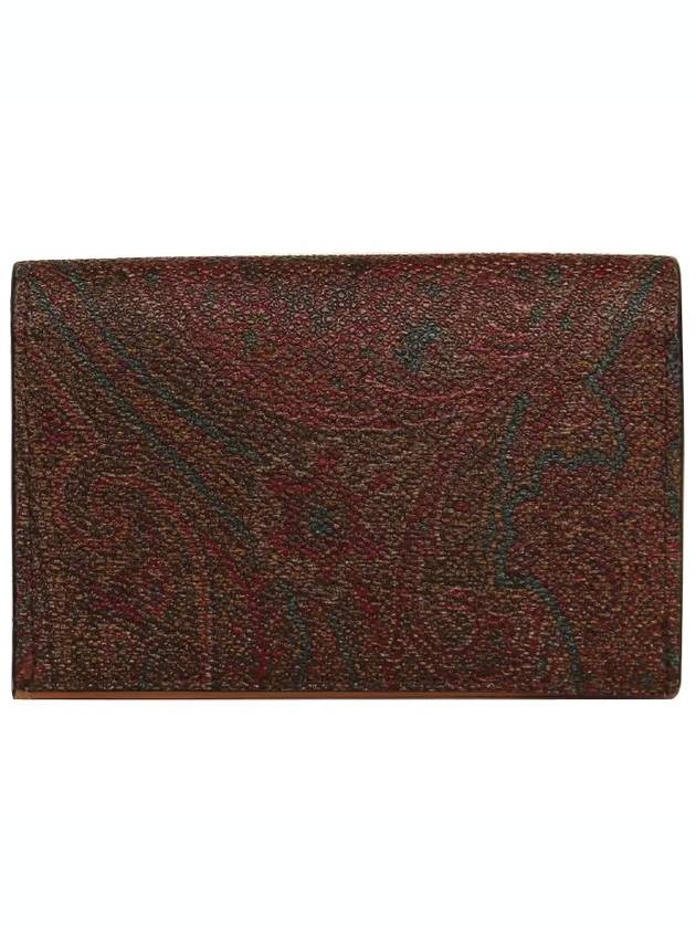 Paisley Card Wallet Brown - ETRO - BALAAN 3