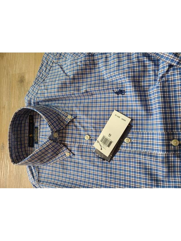 Custom Fit Easy Care PLAID Poplin Shirt - POLO RALPH LAUREN - BALAAN 6