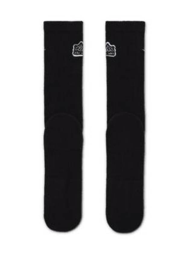 Everyday Plus Uptempo Patch Crew Socks Black - NIKE - BALAAN 3