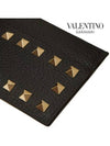 Rockstud Card Wallet Black - VALENTINO - BALAAN 7