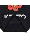 Boke Flower Logo Cotton Sweatshirt Black - KENZO - BALAAN 9